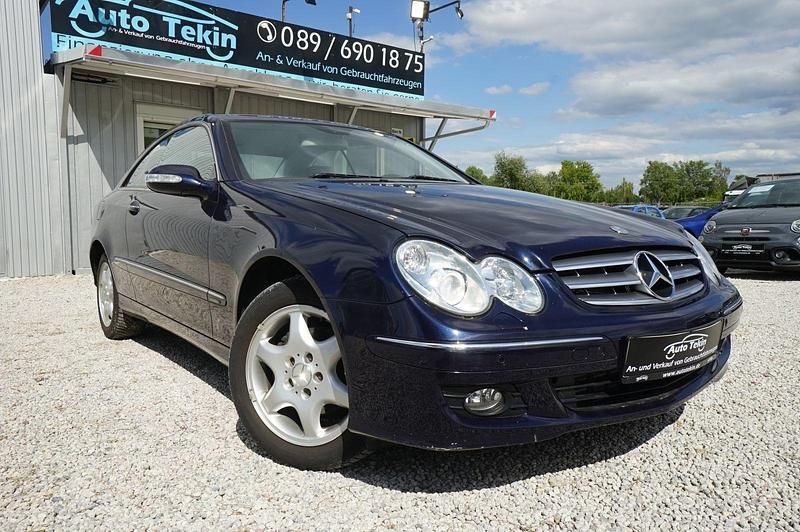 Blau Gebraucht 2007 Mercedes CLK200 Coupé | 6.950 € (Guter Preis) - Bild 1/3