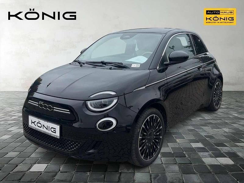 Onyx schwarz (10n) Gebraucht 2023 Fiat 500e Cabrio | 28.997 € (Teuer) - Bild 1/4