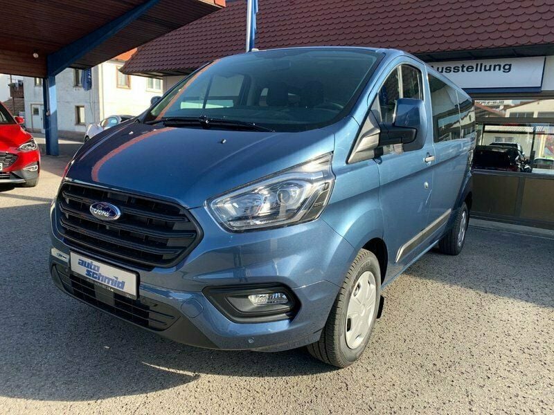 Chromablau Gebraucht 2021 Ford Transit Custom Trend Van | 36.990 € - Bild 1/4