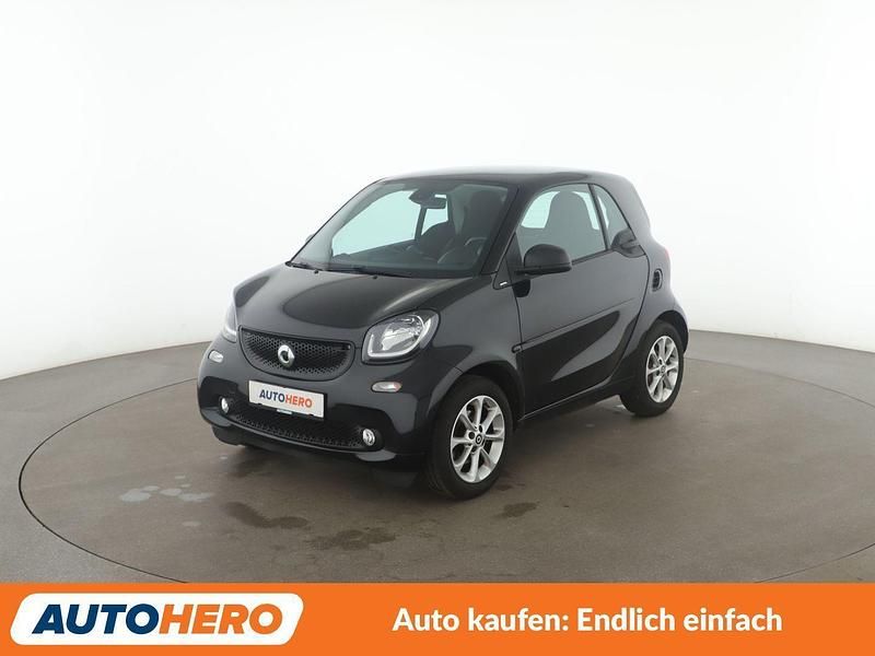 Schwarz Gebraucht 2017 Smart ForTwo Coupé Basis Kleinwagen | 14.620 € (Etwas zu teuer) - Bild 1/3