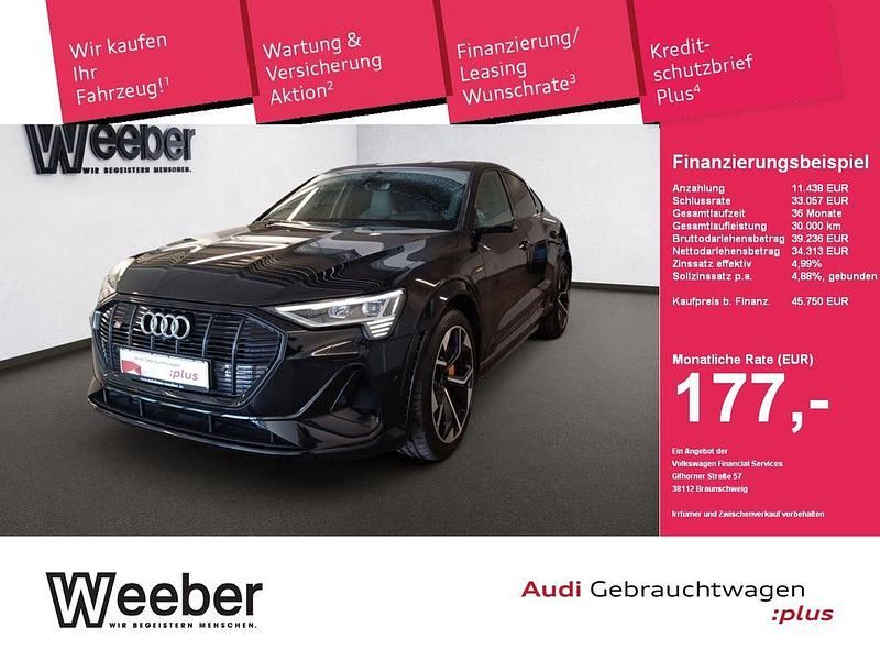 Schwarz Gebraucht 2022 Audi e-tron Sportback Sport SUV | 45.750 € (Etwas zu teuer) - Bild 1/4