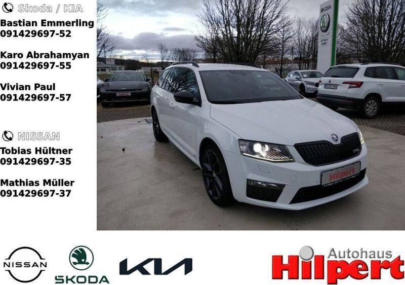 Laserweiss Gebraucht 2015 Skoda Octavia RS Kombi | 16.440 € (Fairer Preis) - Bild 1/4