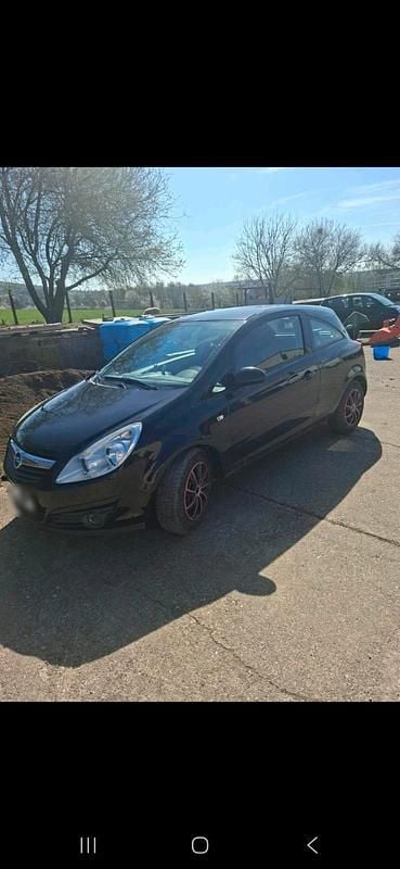 Gebraucht Opel Corsa 80 PS (58 kW) 2007 Schwarz Kleinwagen