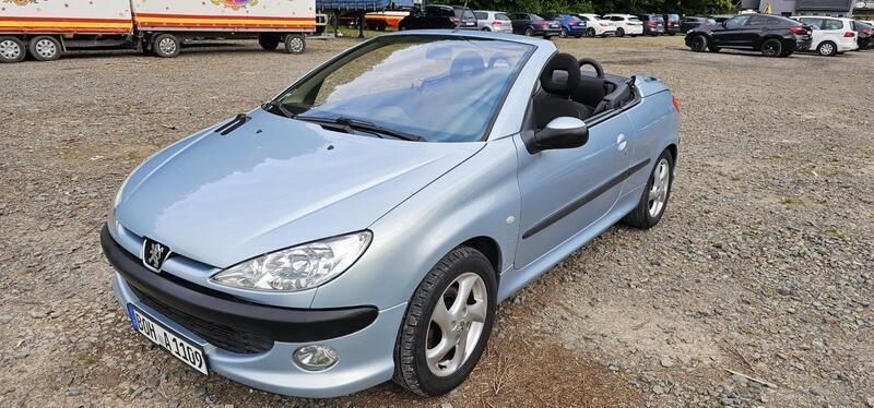 Blau Gebraucht 2003 Peugeot 206 CC Cabrio | 955 € (Guter Preis) - Bild 1/4