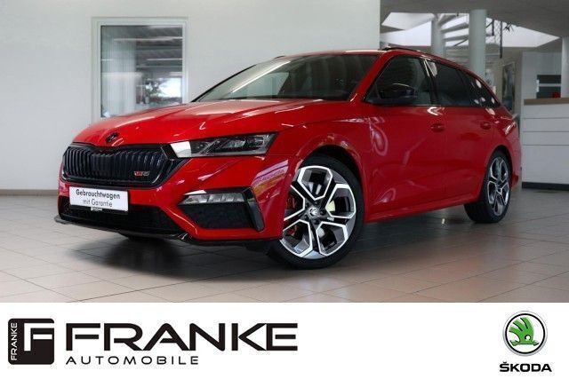 Rot Gebraucht 2022 Skoda Octavia RS Kombi | 36.890 € (Teuer) - Bild 1/4