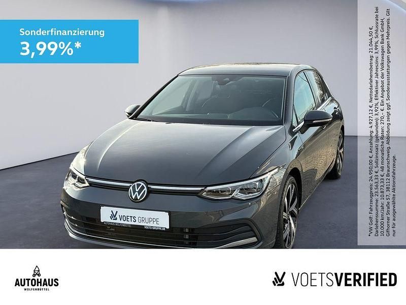 Grau Gebraucht 2022 VW Golf Style Limousine | 26.240 € (Superpreis) - Bild 1/4
