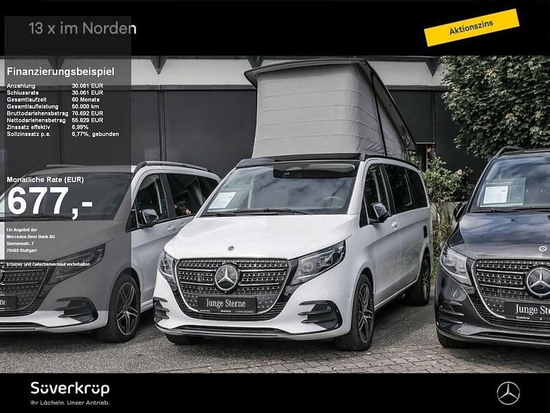 Weiß Gebraucht 2024 Mercedes V250 Marco Polo Van / Kleinbus | 82.350 € - Bild 1/4