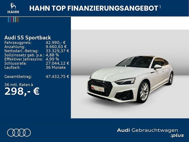 Gebraucht Audi S5 Sportback Ambiente 341 PS (250 kW) 2023 Weiß Kleinwagen