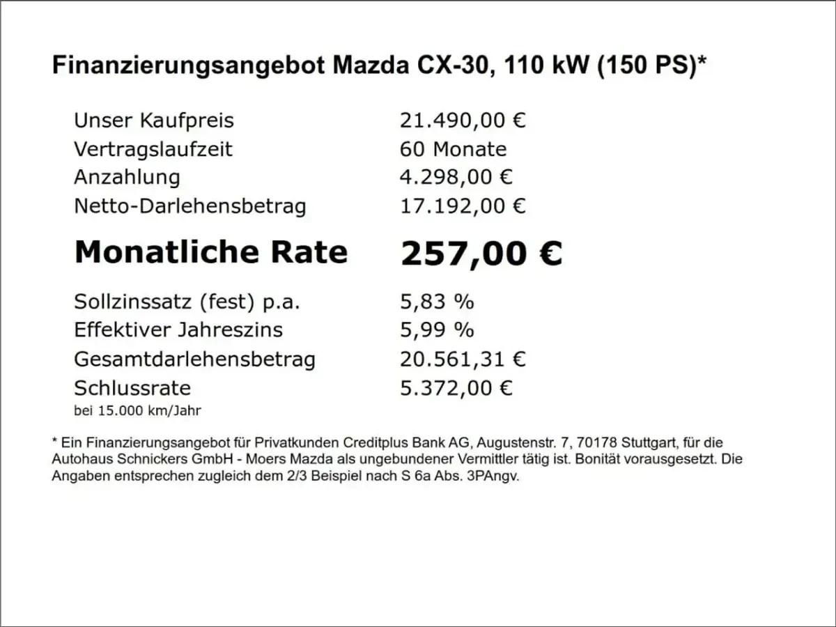 Używany Mazda CX-30 Sky 150 KM (110 kW) 2022 Beżowy SUV