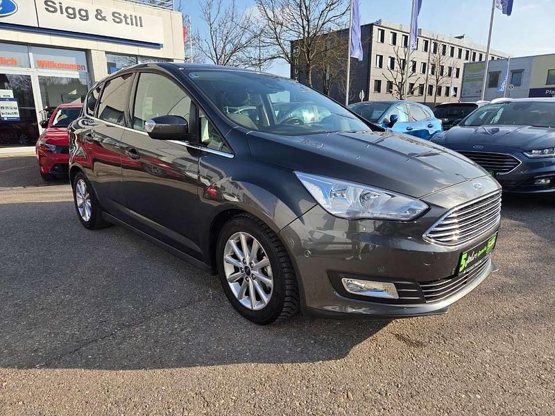 Gebraucht Ford C-MAX Titanium 125 PS (91 kW) 2018 Magneticgrau (metallic) Van / Kleinbus
