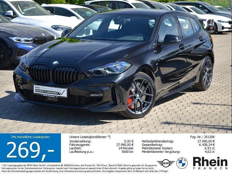 Schwarz Gebraucht 2024 BMW 116 M Sport Kleinwagen | 27.480 € (Fairer Preis) - Bild 1/4