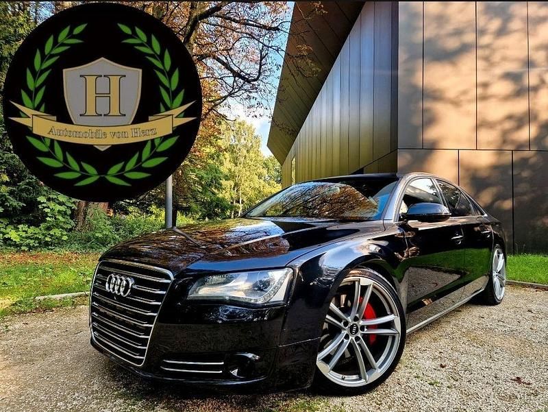 Schwarz Gebraucht 2012 Audi A8 S-Line Limousine | 11.950 € (Superpreis) - Bild 1/4