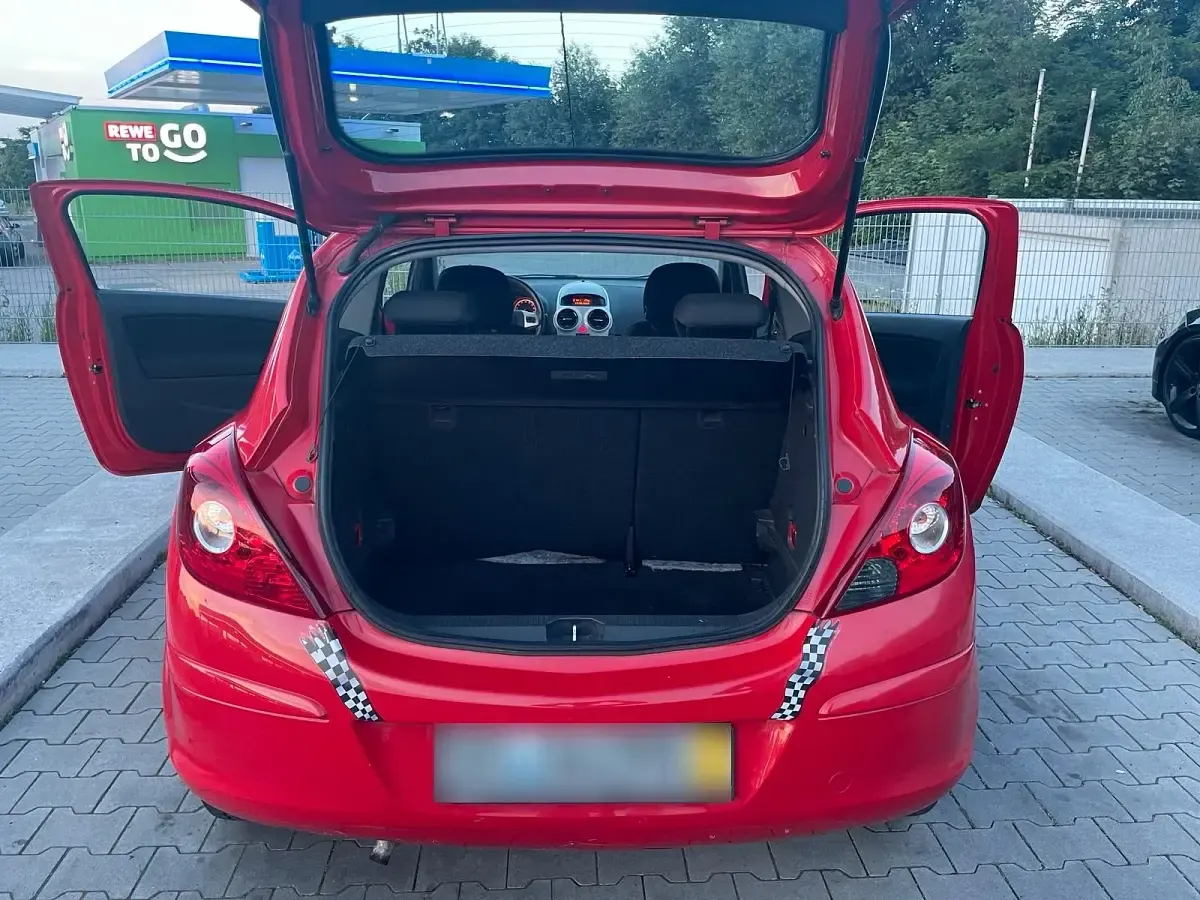Gebraucht Opel Corsa 55 PS (40 kW) 2007 Rot Kleinwagen