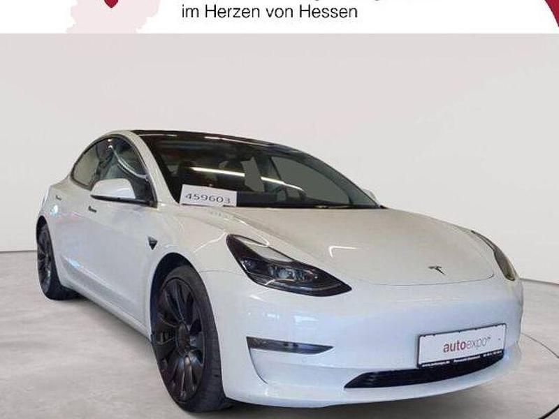 Weiß Gebraucht 2022 Tesla Model 3 Long Range AWD Limousine | 29.789 € (Guter Preis) - Bild 1/4