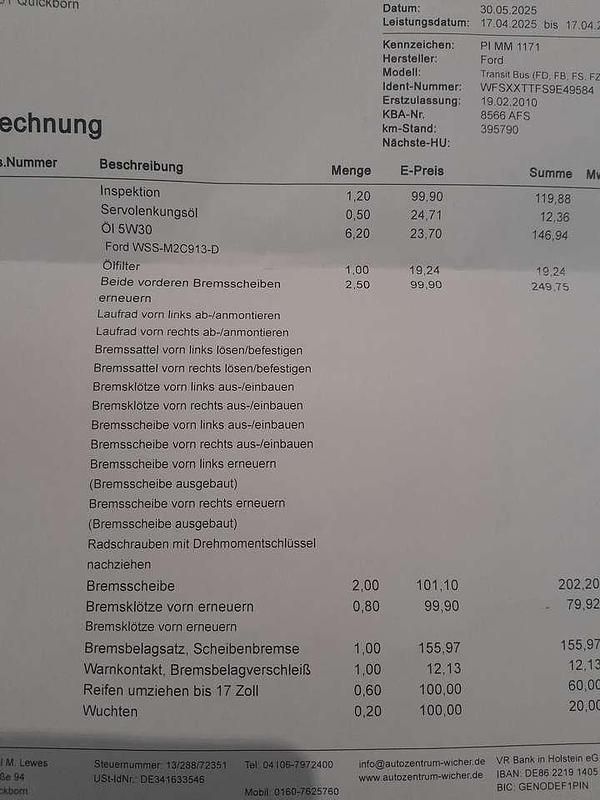 Gebraucht 2010 Ford Transit Van / Kleinbus | 4.500 € - Bild 1/4
