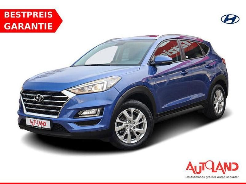 Gebraucht Hyundai Tucson 132 PS (97 kW) 2018 Blau SUV