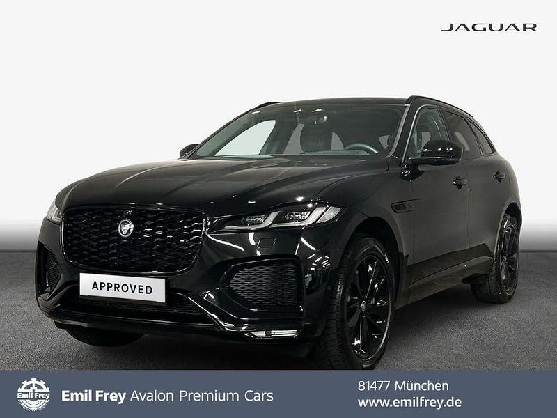 Santorini black metallic Gebraucht 2025 Jaguar F-Pace R-Dynamic SUV | 55.350 € (Teuer) - Bild 1/4