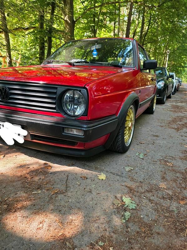 Rot Gebraucht 1990 VW Golf II Kleinwagen | 3.000 € - Bild 1/4