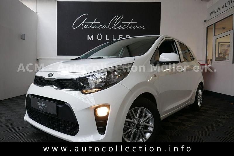 Weiß Gebraucht 2021 Kia Picanto DREAM-TEAM Edition Kleinwagen | 11.297 € - Bild 1/4