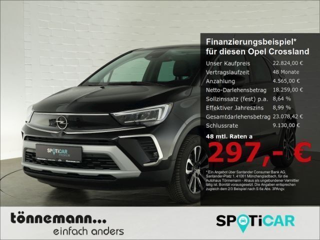 Schwarz Gebraucht 2024 Opel Crossland Elegance SUV | 22.824 € (Fairer Preis) - Bild 1/4