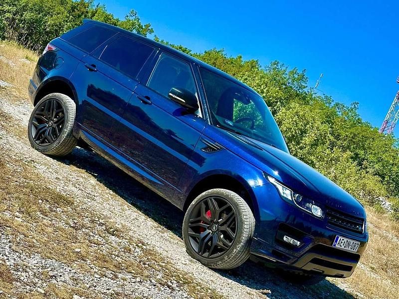 Gebraucht Land Rover Range Rover Sport Dynamic 340 PS (250 kW) 2017 Blau SUV