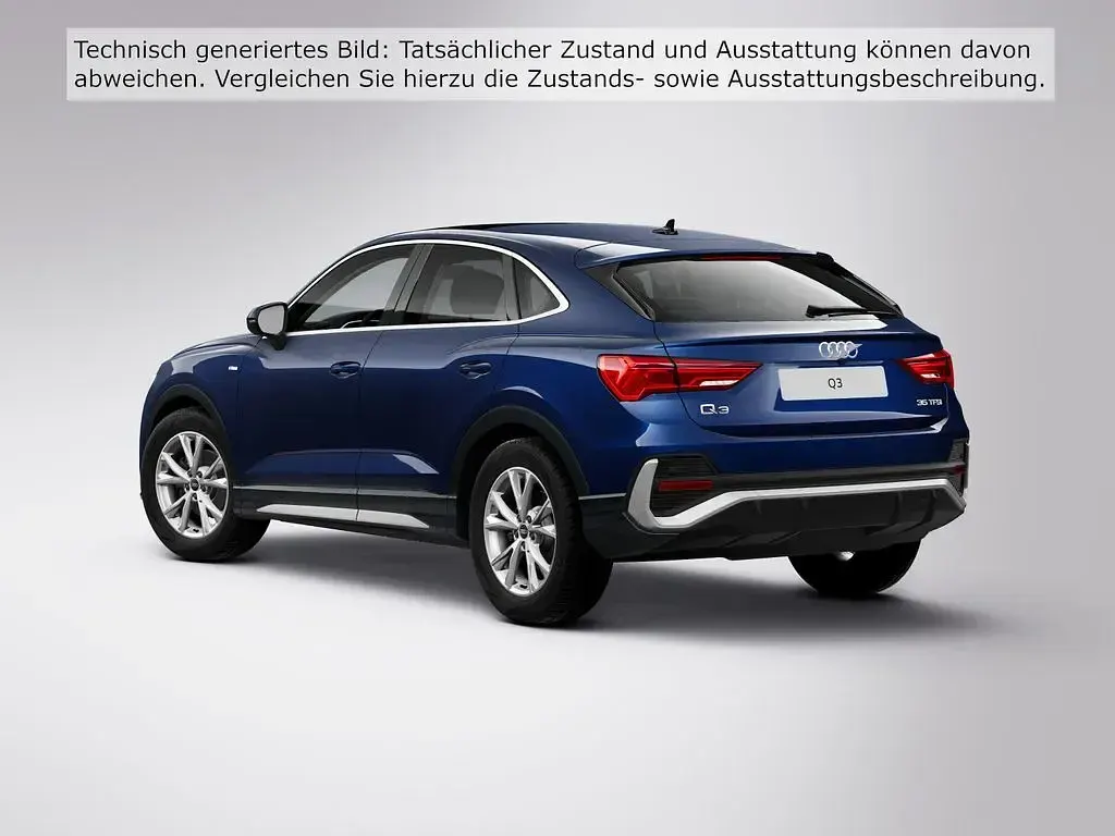 Gebraucht Audi Q3 Sportback S-Line 150 PS (110 kW) 2024 Blau SUV