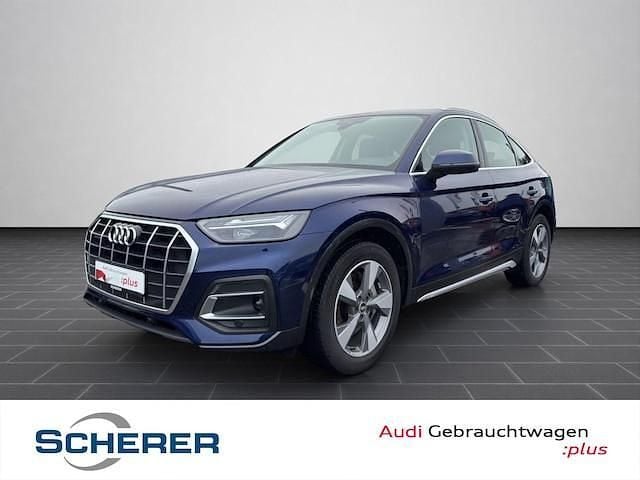 Navarrablau metallic Gebraucht 2021 Audi Q5 Sportback Advanced SUV | 38.500 € (Fairer Preis) - Bild 1/4