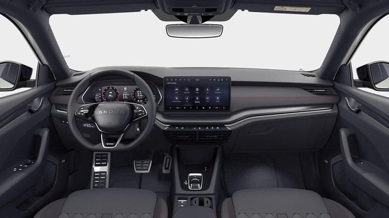 Neu Skoda Octavia RS 265 PS (194 kW) 2025 Blackmagic perleffekt (schwarz) Kombi