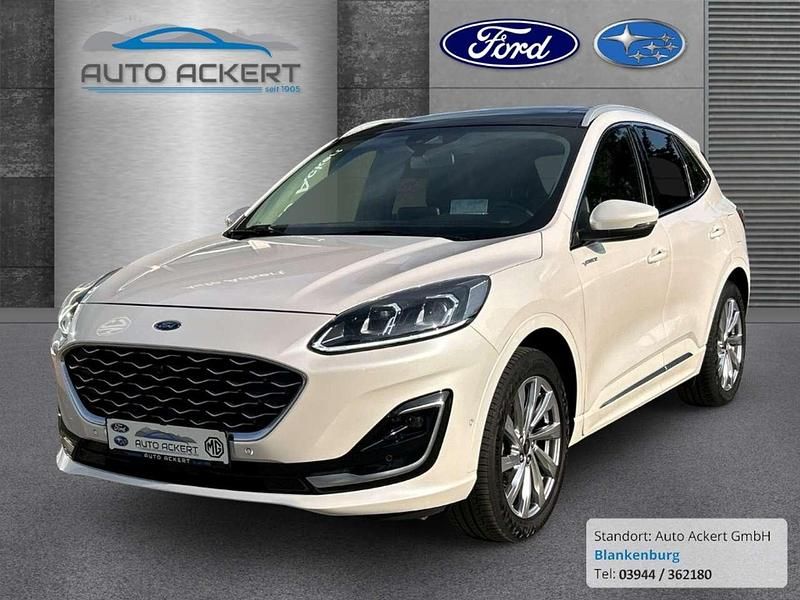 Metallic) (weiss Gebraucht 2022 Ford Kuga Vignale SUV | 28.990 € (Fairer Preis) - Bild 1/4