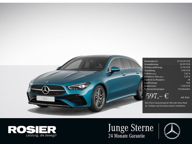 Othercolor Gebraucht 2024 Mercedes CLA250e Shooting Brake Advanced Plus Kombi | 39.745 € (Etwas zu teuer) - Bild 1/4