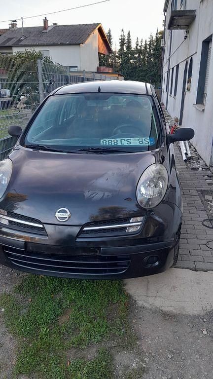 Schwarz Gebraucht 2007 Nissan Micra Visia Kleinwagen | 1.500 € (Guter Preis) - Bild 1/4