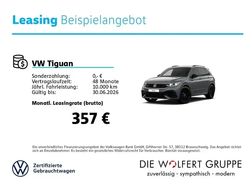 Gebraucht VW Tiguan R 320 PS (235 kW) 2023 Delfingrau metallic SUV