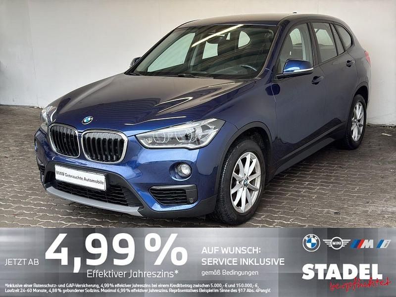 Mediterranblau metallic Gebraucht 2018 BMW X1 Advantage SUV | 14.500 € (Fairer Preis) - Bild 1/4