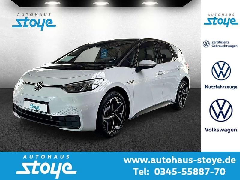 Weiß Gebraucht 2021 VW ID.3 Pro Performance Kleinwagen | 21.450 € (Etwas zu teuer) - Bild 1/4