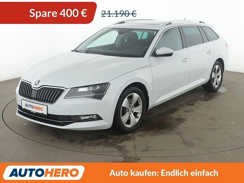 Weiß Gebraucht 2018 Skoda Superb Style Kombi | 20.790 € (Fairer Preis) - Bild 1/3
