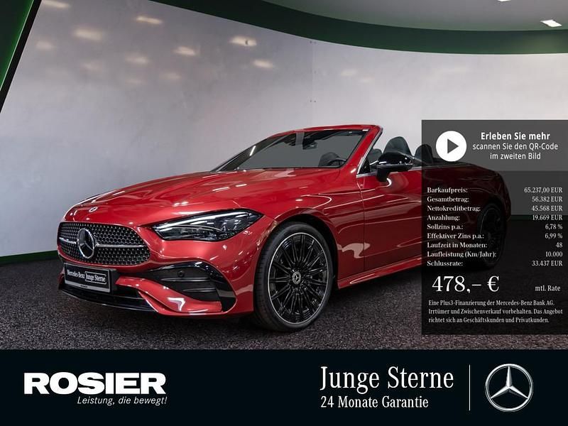 Rot / manufaktur patagonienrot Gebraucht 2024 Mercedes CLE300 Advanced Plus Cabrio | 64.910 € - Bild 1/4