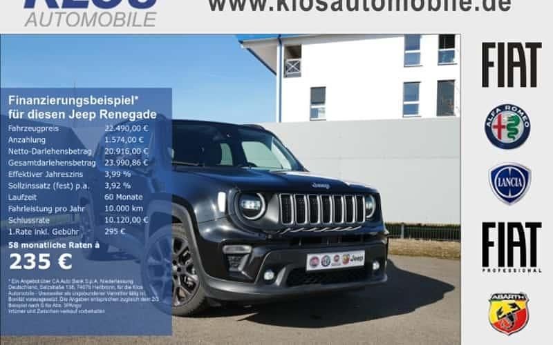 Schwarz Gebraucht 2024 Jeep Renegade SUV | 22.490 € (Guter Preis) - Bild 1/4