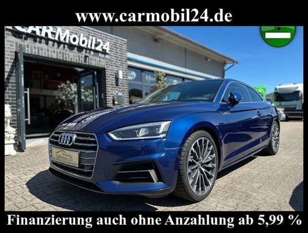Scubablau metalli (metallic) Gebraucht 2018 Audi A5 Sport Coupé | 25.400 € (Fairer Preis) - Bild 1/4