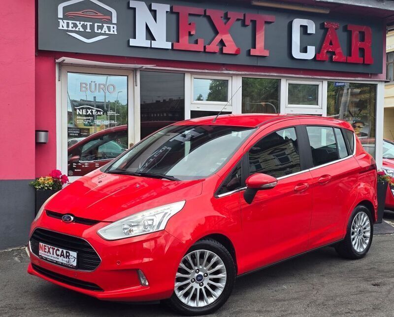 Rot Gebraucht 2013 Ford B-MAX Titanium Van / Kleinbus | 6.999 € (Fairer Preis) - Bild 1/4