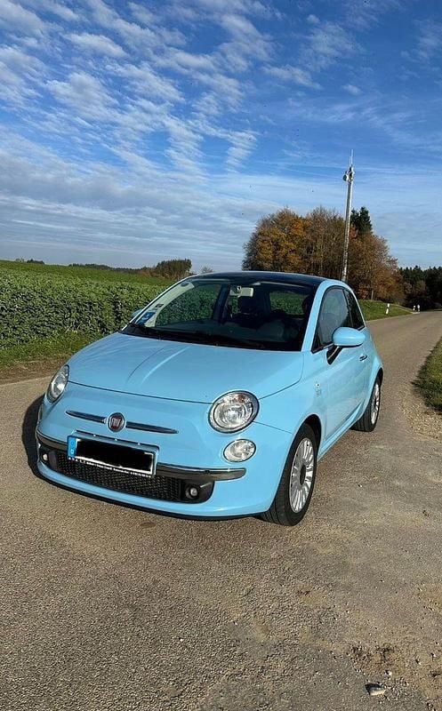 Blau Gebraucht 2011 Fiat 500 Lounge Limousine | 5.400 € (Guter Preis) - Bild 1/4