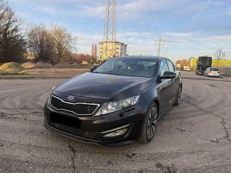 Schwarz Gebraucht 2012 Kia Optima Spirit Limousine | 3.999 € (Superpreis) - Bild 1/4
