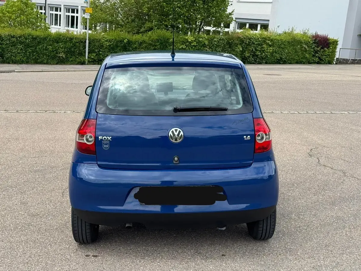 Używany VW Fox 65 KM (47 kW) 2009 Niebieski Hatchback