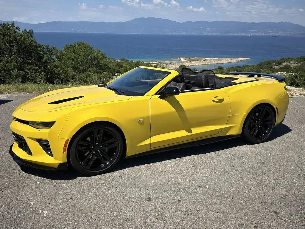 Gebraucht Chevrolet Camaro SS 461 PS (339 kW) 2016 Gelb Cabrio