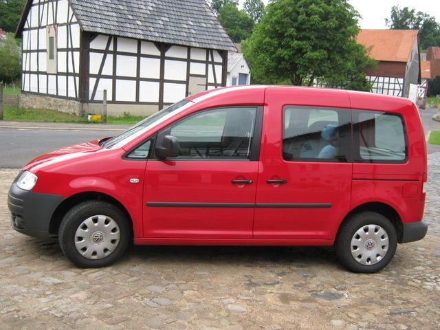 Gebraucht VW Caddy Life 102 PS (75 kW) 2008 Rot Van / Kleinbus