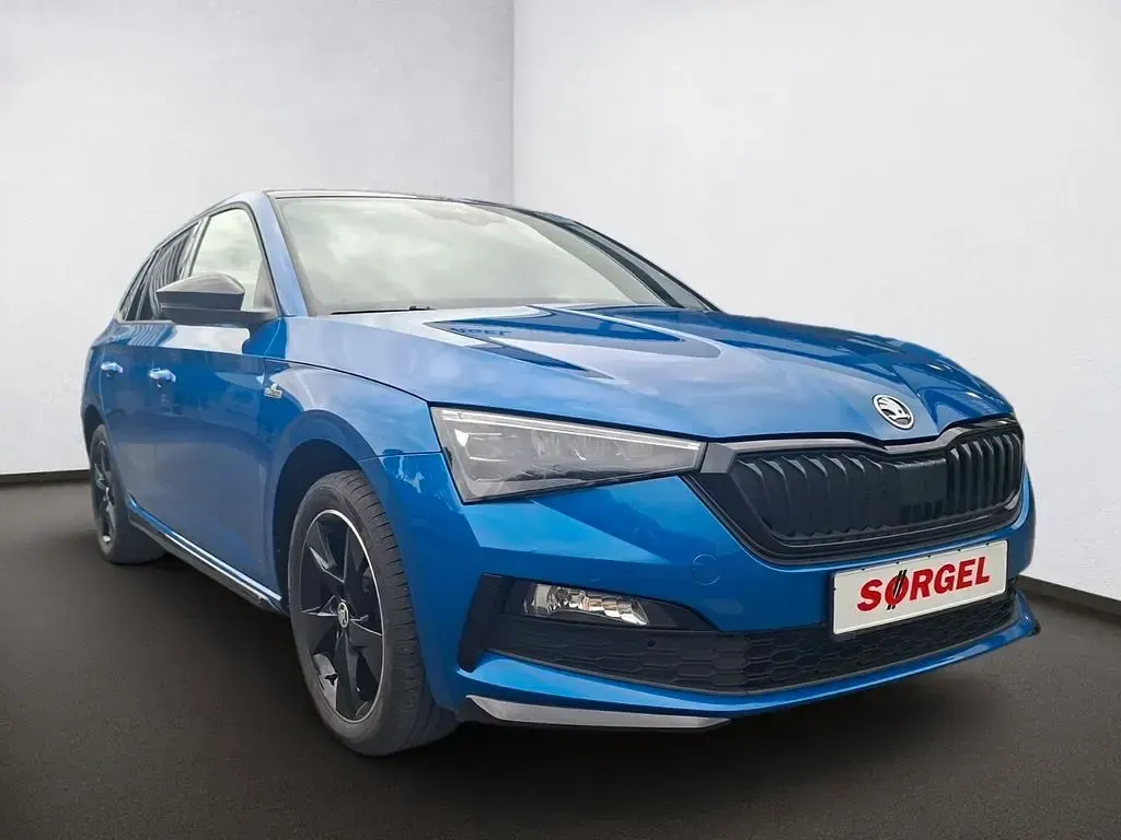 Gebraucht Skoda Scala Monte Carlo 95 PS (69 kW) 2022 Blau Kleinwagen