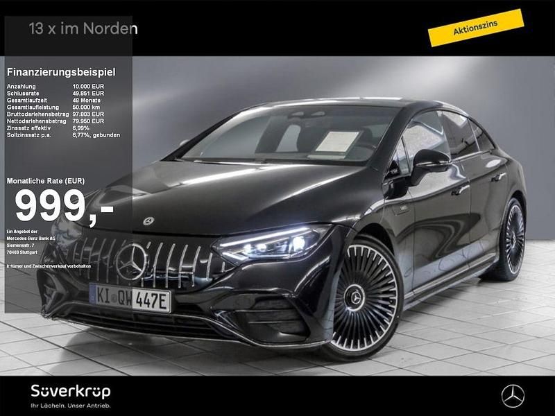 Schwarz Gebraucht 2023 Mercedes EQE AMG 53 AMG Limousine | 89.950 € (Teuer) - Bild 1/4