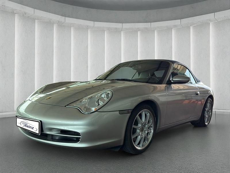 Arktissilbermetallic Gebraucht 2003 Porsche 911 Carrera 4 Cabriolet Cabrio | 39.900 € (Fairer Preis) - Bild 1/4