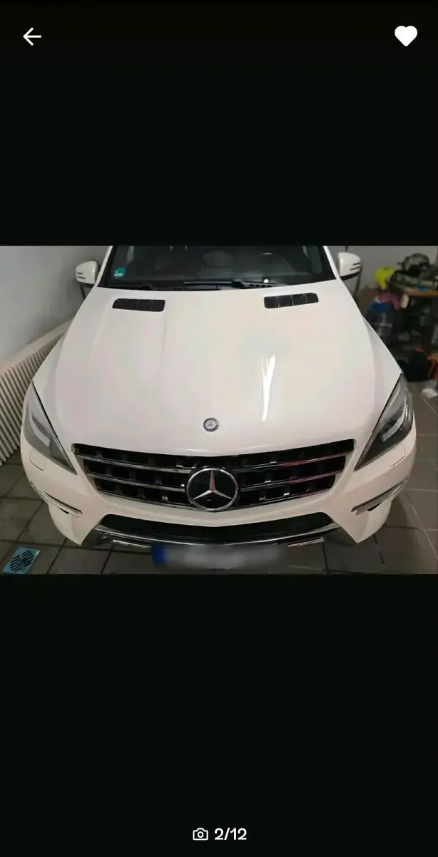 Brugt Mercedes ML250 2012 Hvid SUV
