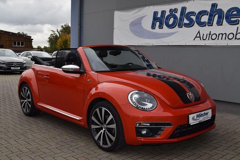 Orange Gebraucht 2017 VW Beetle R-line Cabrio | 21.900 € (Fairer Preis) - Bild 1/4