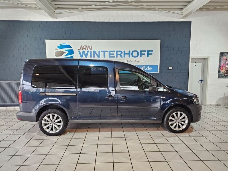 Gebraucht VW Caddy Maxi Conceptline 122 PS (89 kW) 2016 Blau Van / Kleinbus